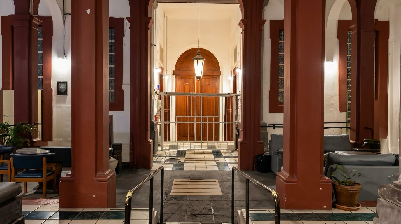 Instalaciones del Asilo San Sebastian.